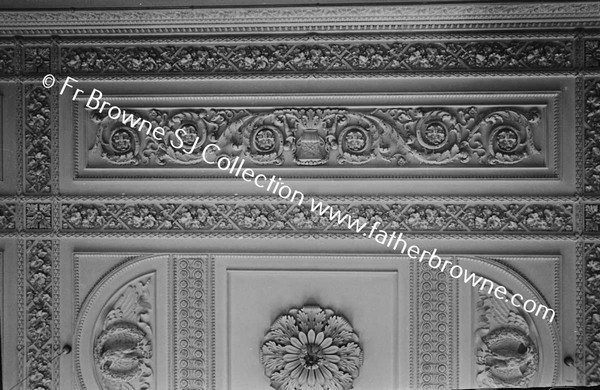 SOME DETAILS OF CEILING IN CONFERENCE ROOM FORMERLY DINNING ROOM